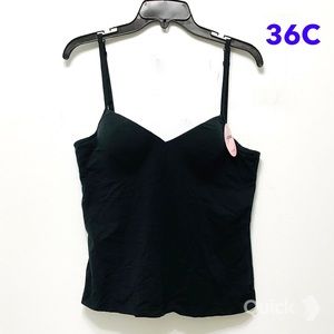 36C - NWT Black Sleeveless Cotton Camisole